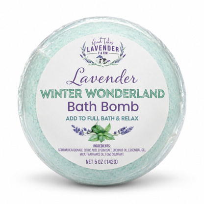 Lavender Winter Wonderland Bath Bomb