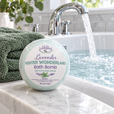 Lavender Winter Wonderland Bath Bomb