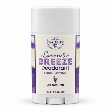 Lavender Breeze Deodorant - 2.75 oz - Great Lakes Lavender Farm