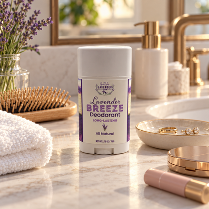 Lavender Breeze Deodorant - 2.75 oz - Great Lakes Lavender Farm