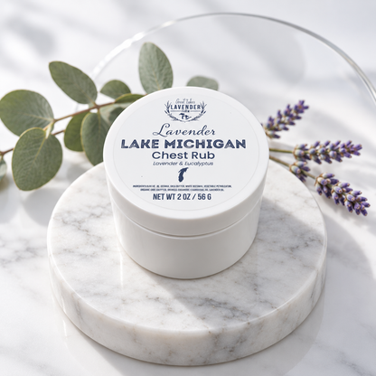 Lavender Lake Michigan Chest Rub - Lavender & Eucalyptus - 2 oz