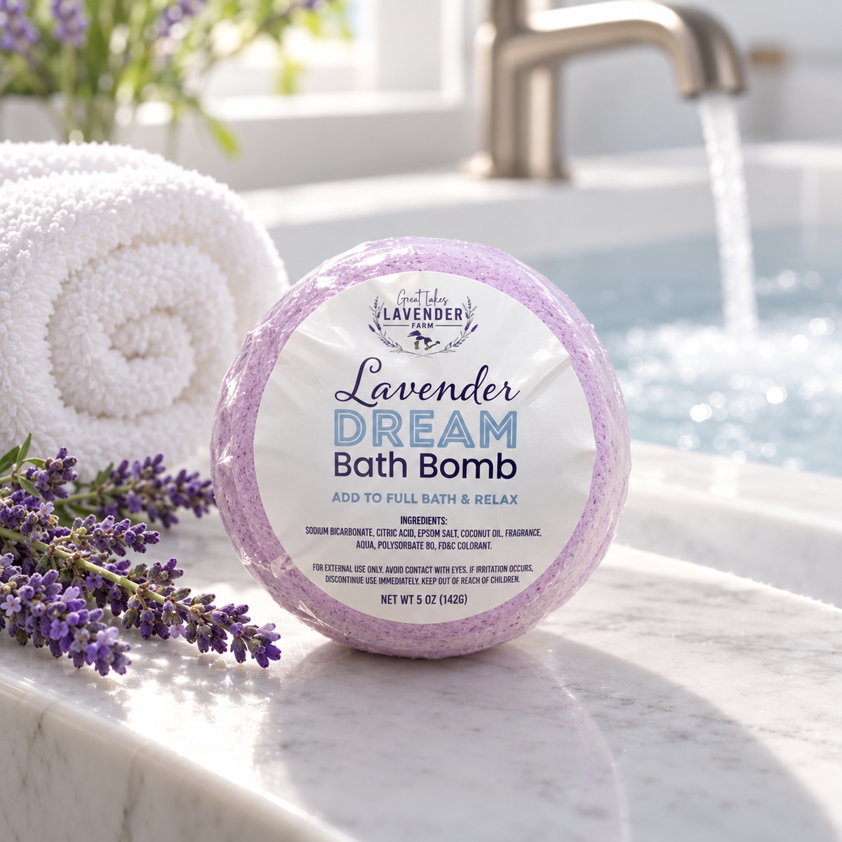 Lavender Dream Bath Bomb