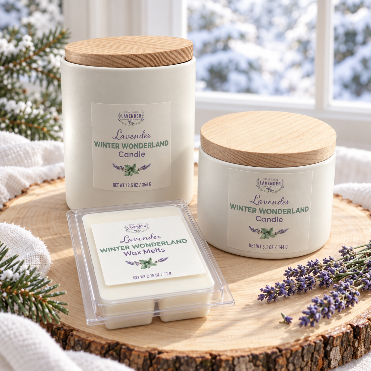 Lavender Winter Wonderland Wax Melts