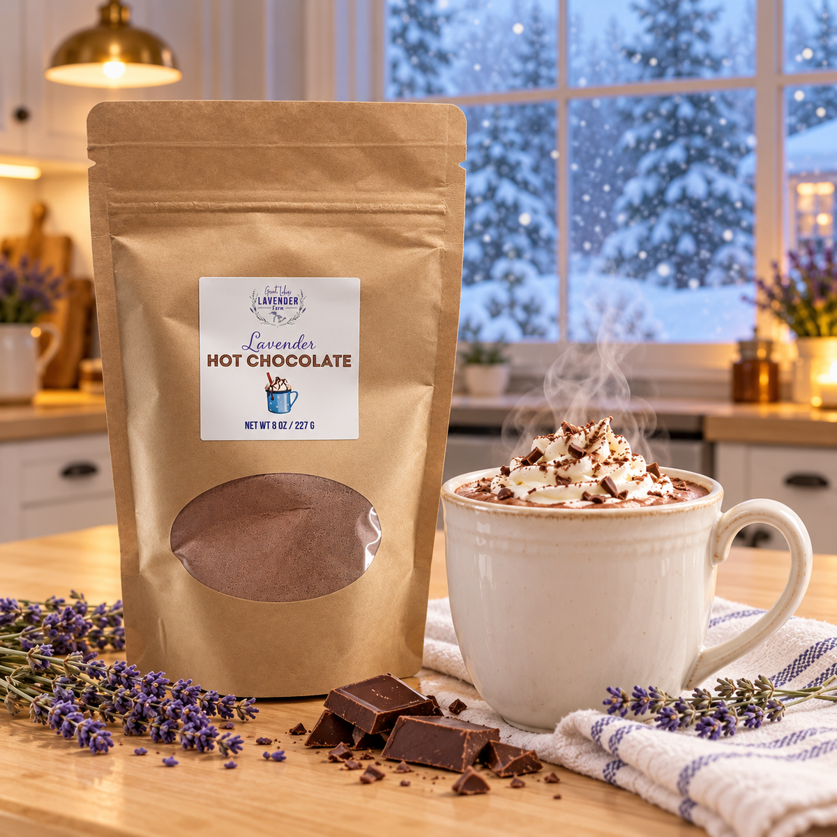 Lavender Hot Chocolate Mix