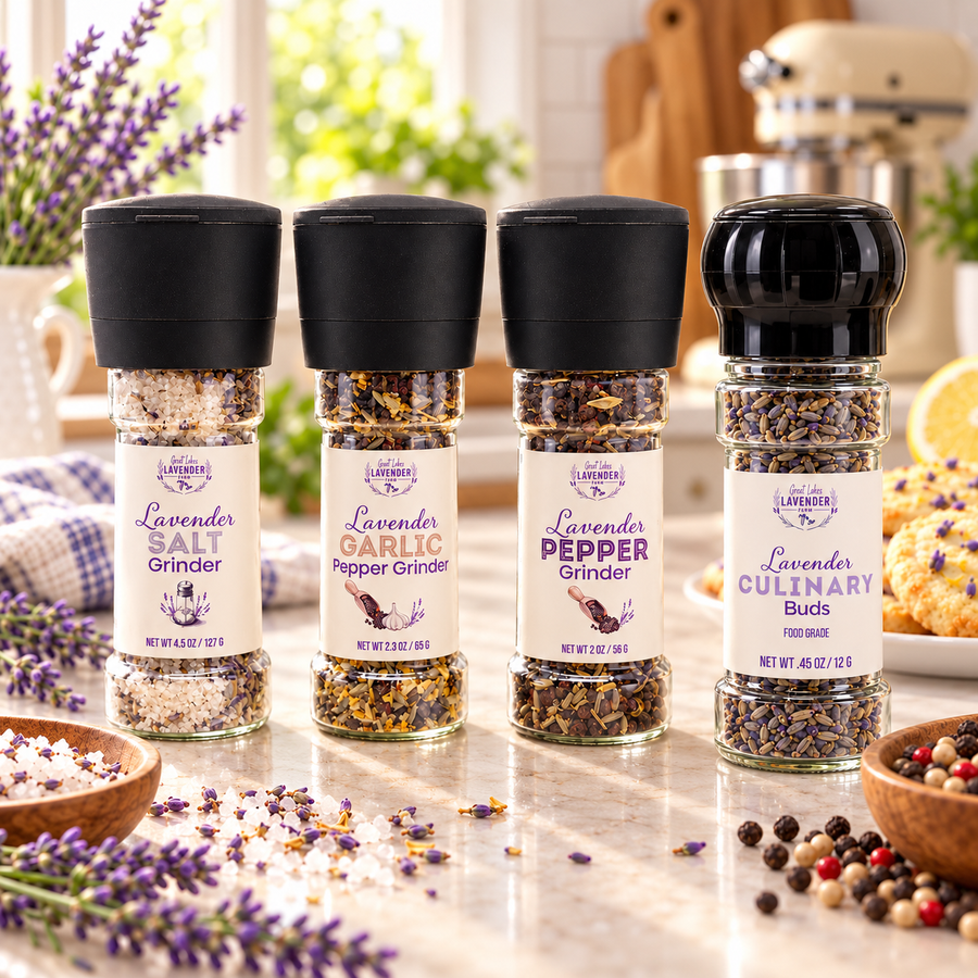 Lavender Spice Grinder – Culinary Lavender Buds