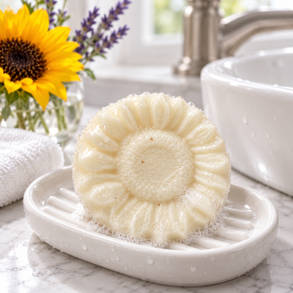 Lavender Sunflower Bar Soap