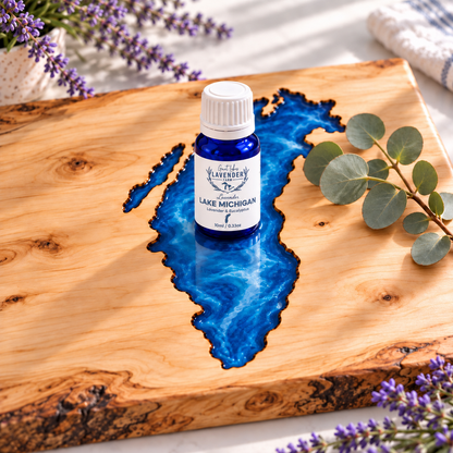 Lavender Lake Michigan Essential Oil - Lavender & Eucalyptus - 10ml - Great Lakes Lavender Farm