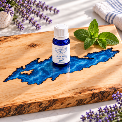 Lavender Lake Erie Essential Oil - Lavender & Spearmint - 10ml - Great Lakes Lavender Farm
