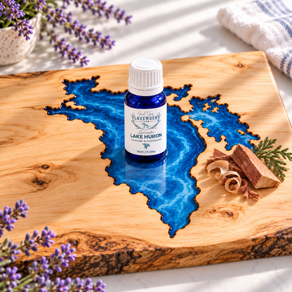 Lavender Lake Huron Essential Oil - Lavender & Cedarwood - 10ml - Great Lakes Lavender Farm