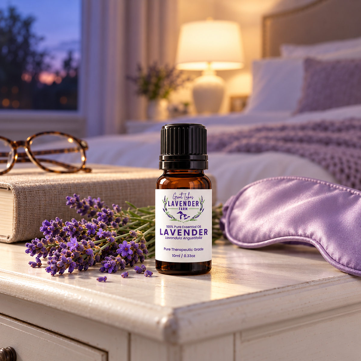 Great Lakes Lavender Farm Premium Lavender Essential Oil 10ml