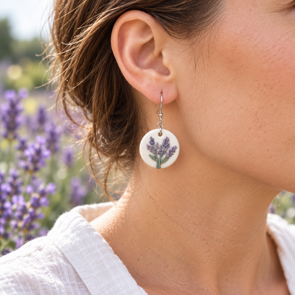 Lavender Earrings