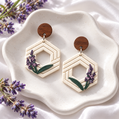 Lavender Earrings