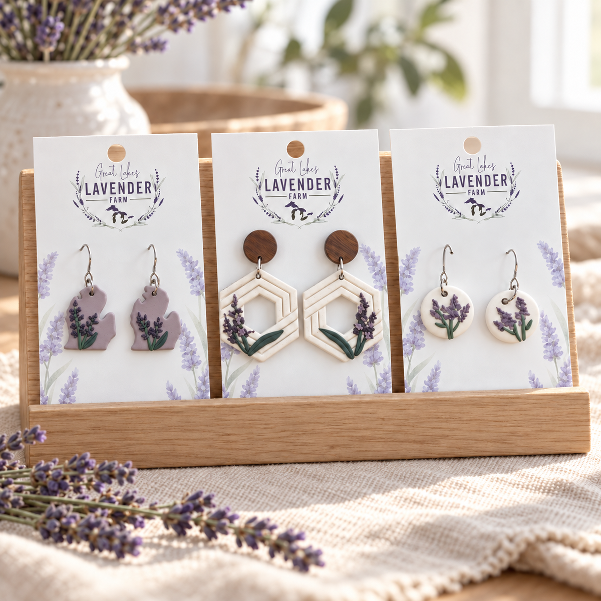 Lavender Earrings