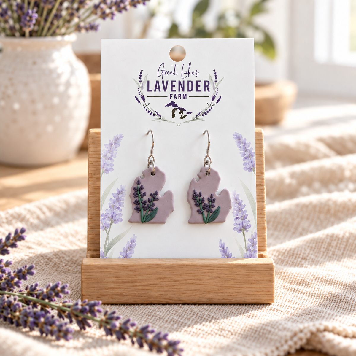 Lavender Earrings