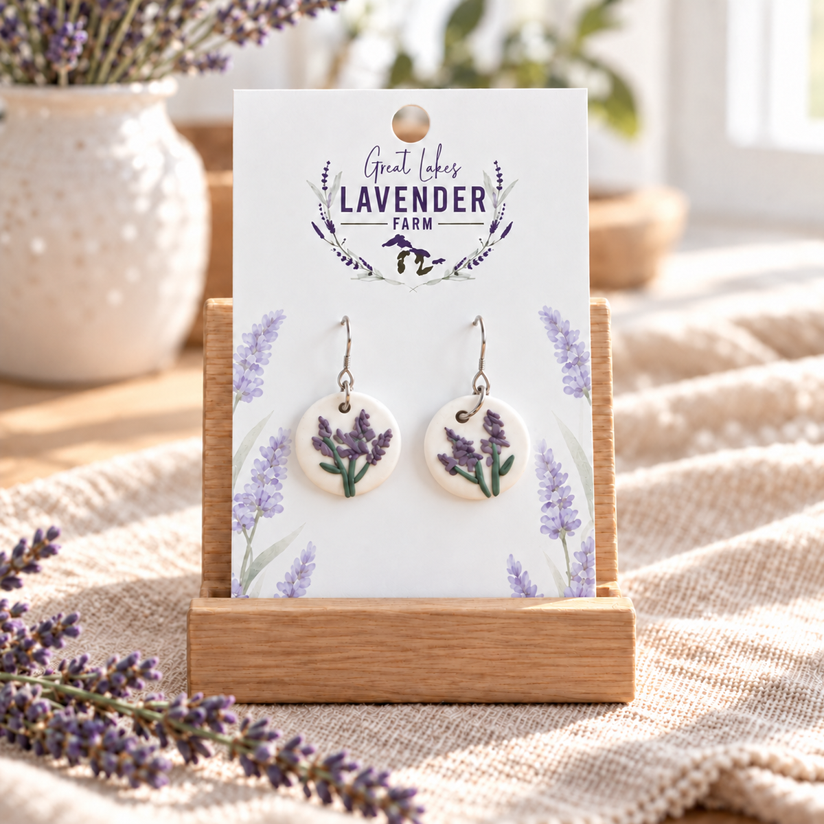 Lavender Earrings
