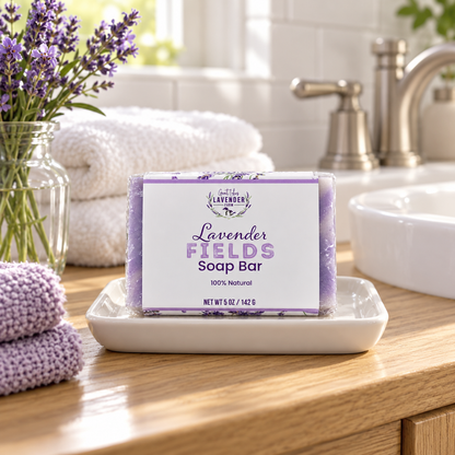 Lavender Fields Bar Soap - 5 oz