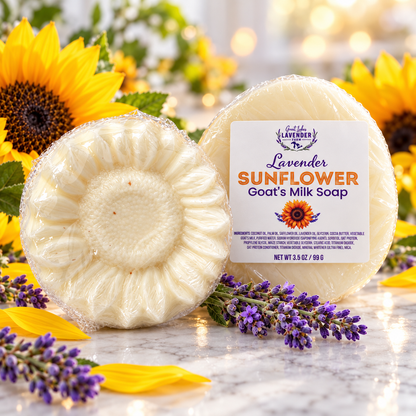 Lavender Sunflower Bar Soap