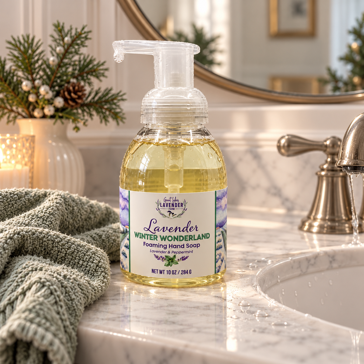Lavender Winter Wonderland Foaming Hand Soap