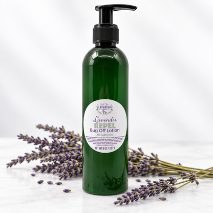 Lavender Repel Bug Off Lotion 8 oz