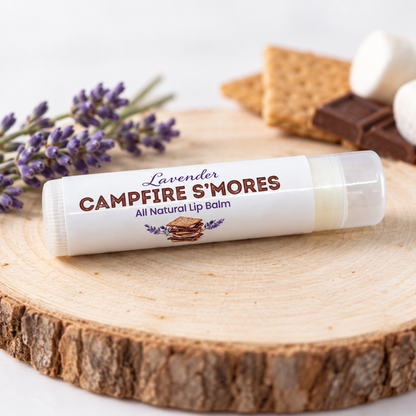 Lavender Campfire S'mores Lip Balm