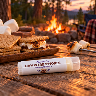 Lavender Campfire S'mores Lip Balm