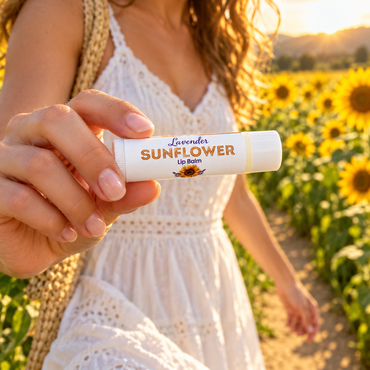 Lavender Sunflower Lip Balm