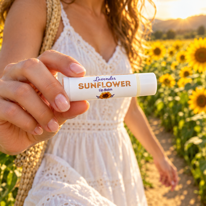Lavender Sunflower Lip Balm