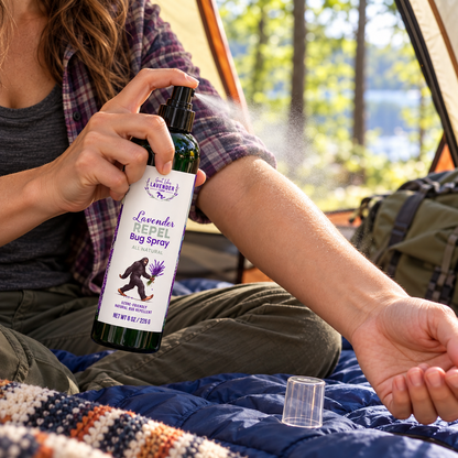 Lavender Repel Bug Spray - All Natural Repellent - 8 oz