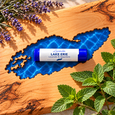 Lavender Lake Erie Lip Balm - Lavender & Spearmint - Great Lakes Lavender Farm