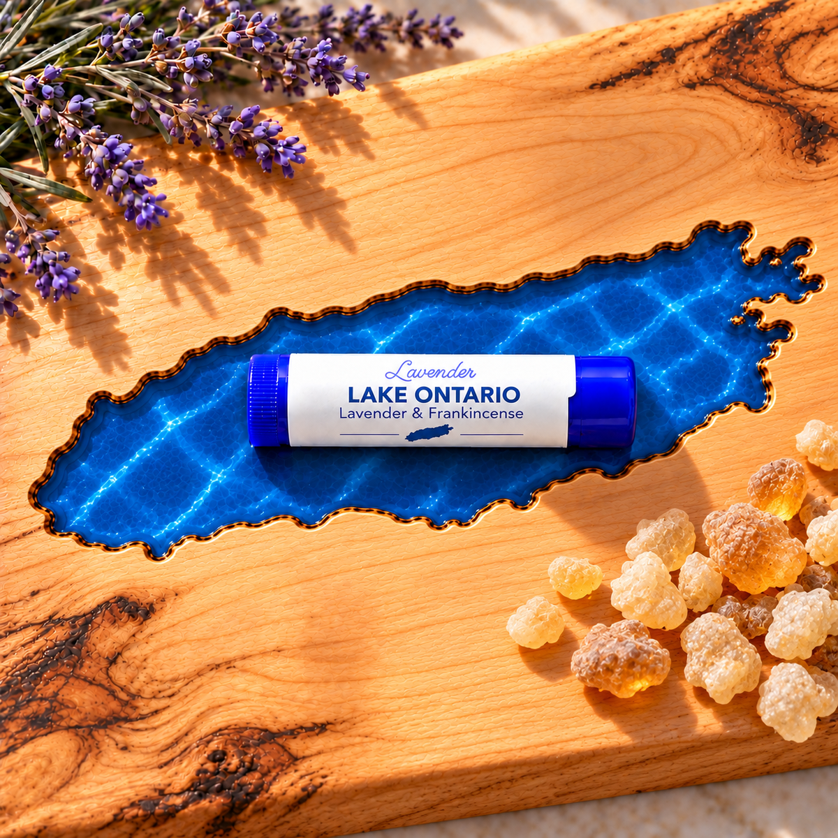 Lavender Lake Ontario Lip Balm - Lavender & Frankincense - Great Lakes Lavender Farm