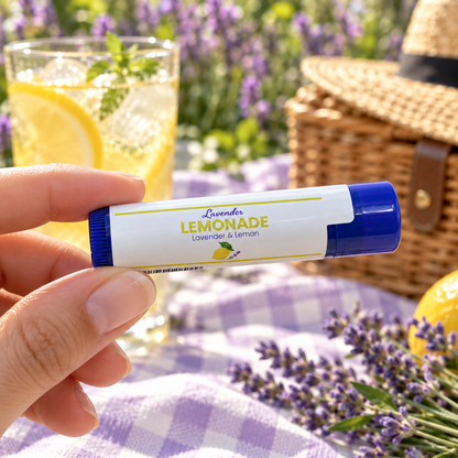 Lavender Lemonade Lip Balm - Lavender & Lemon Scent - Seasonal - Limited Time Only - Great Lakes Lavender Farm