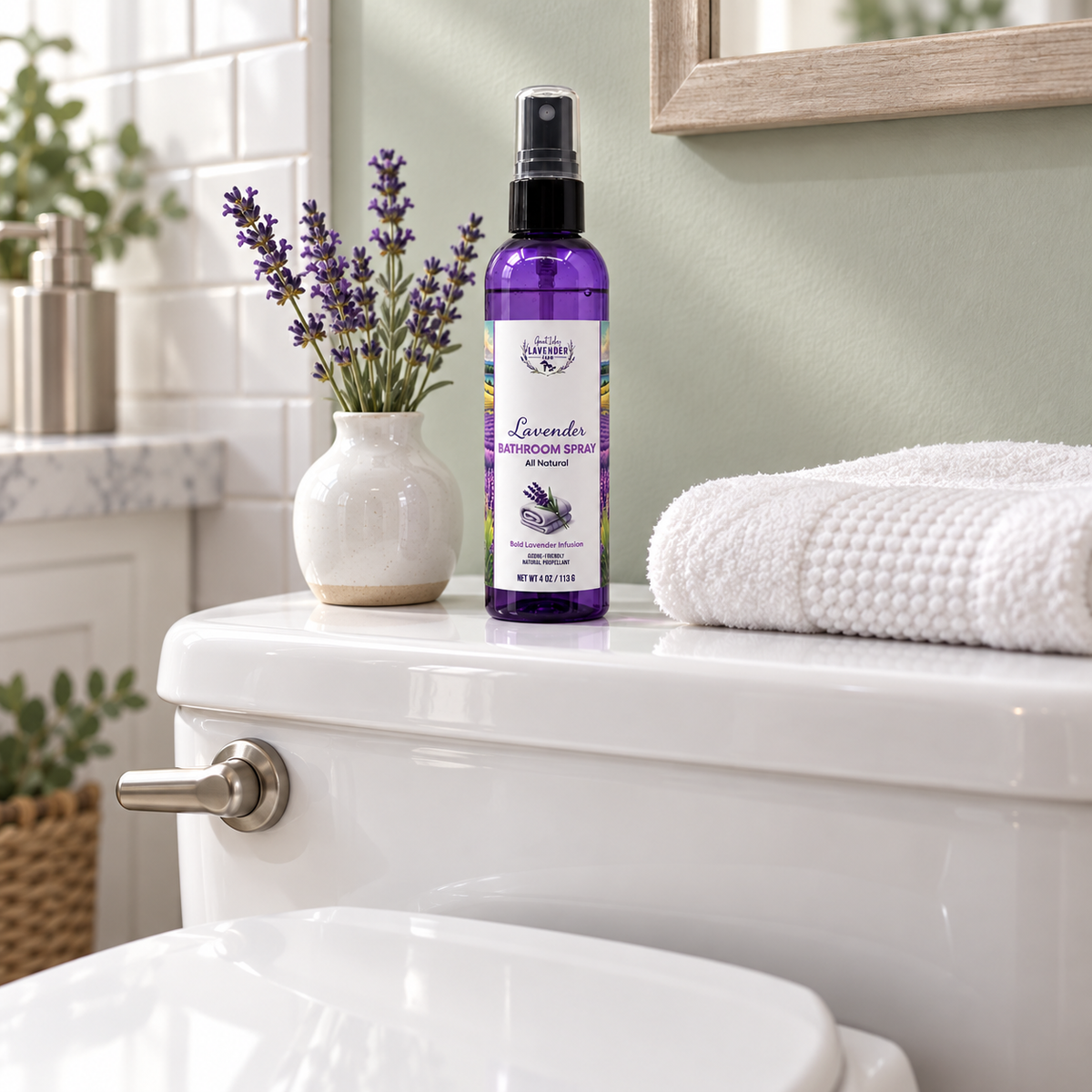 Lavender Bathroom Spray - 4 oz