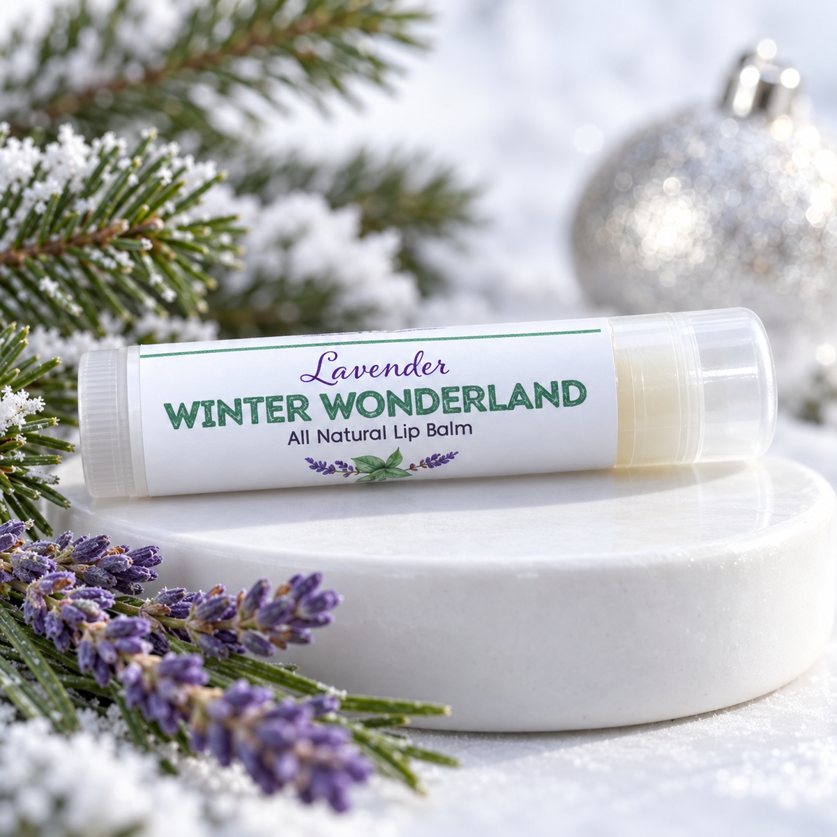Lavender Winter Wonderland Lip Balm