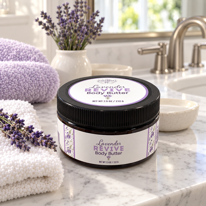 Lavender Revive Body Butter - 7.5oz - Great Lakes Lavender Farm