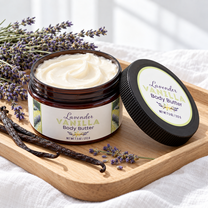 Lavender Vanilla Body Butter 7.5 oz