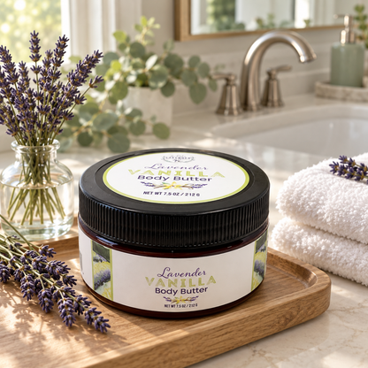 Lavender Vanilla Body Butter 7.5 oz