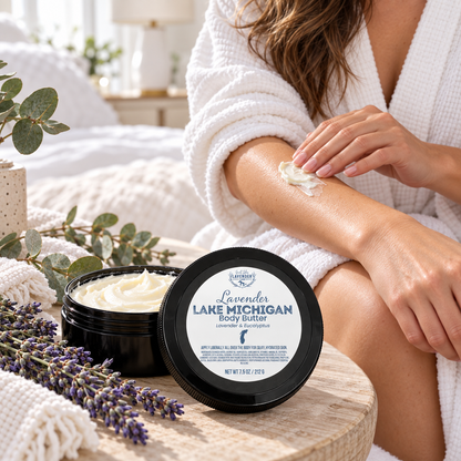Lavender Lake Michigan Body Butter 7.5 oz