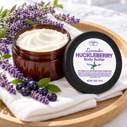 Lavender Huckleberry Body Butter 7.5 oz