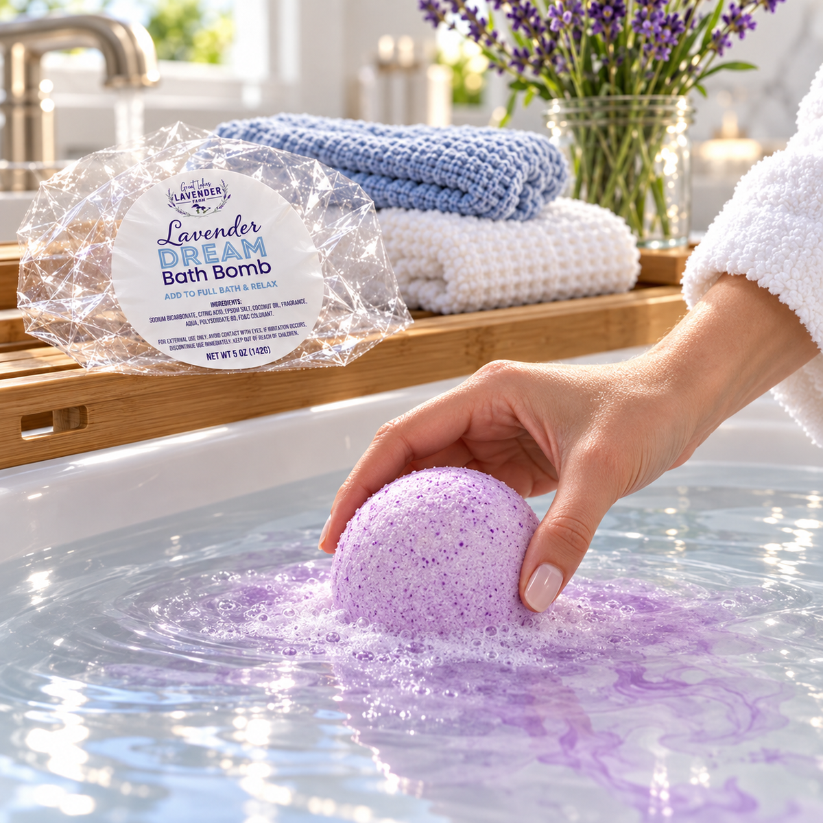 Lavender Dream Bath Bomb