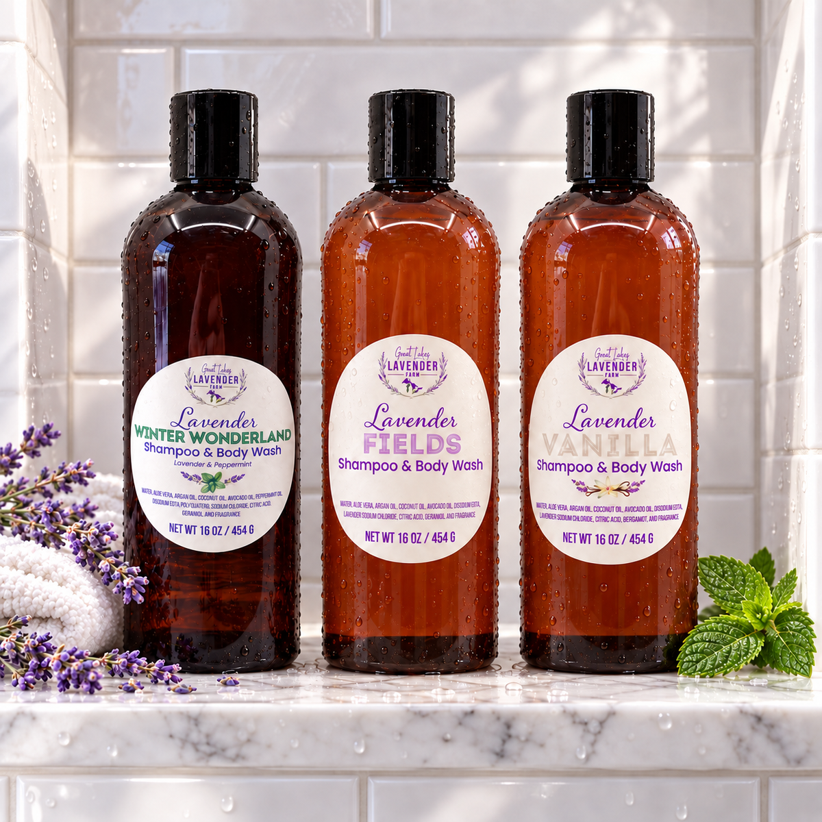 Lavender Shampoo & Body Wash – All Scents