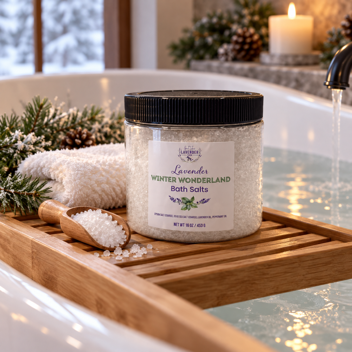 Lavender Winter Wonderland Bath Salts