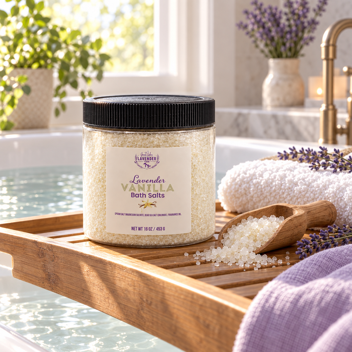 Lavender Vanilla Bath Salts