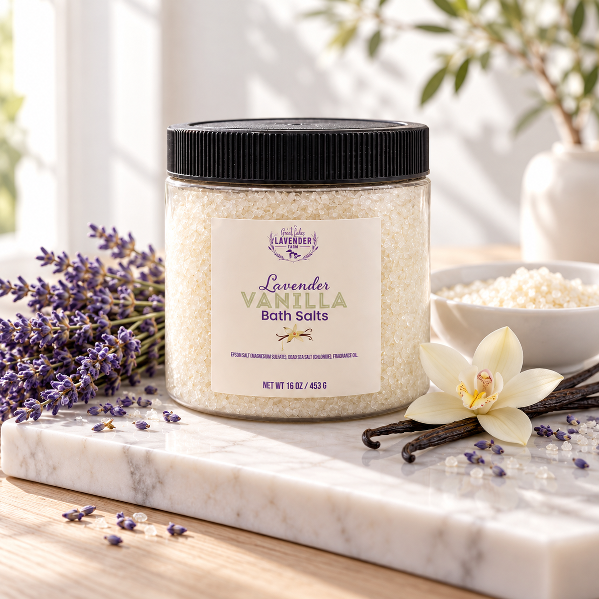 Lavender Vanilla Bath Salts