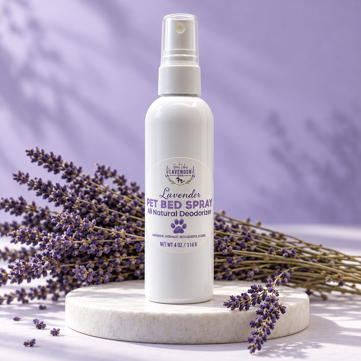 Lavender Pet Bed Spray - 4 oz