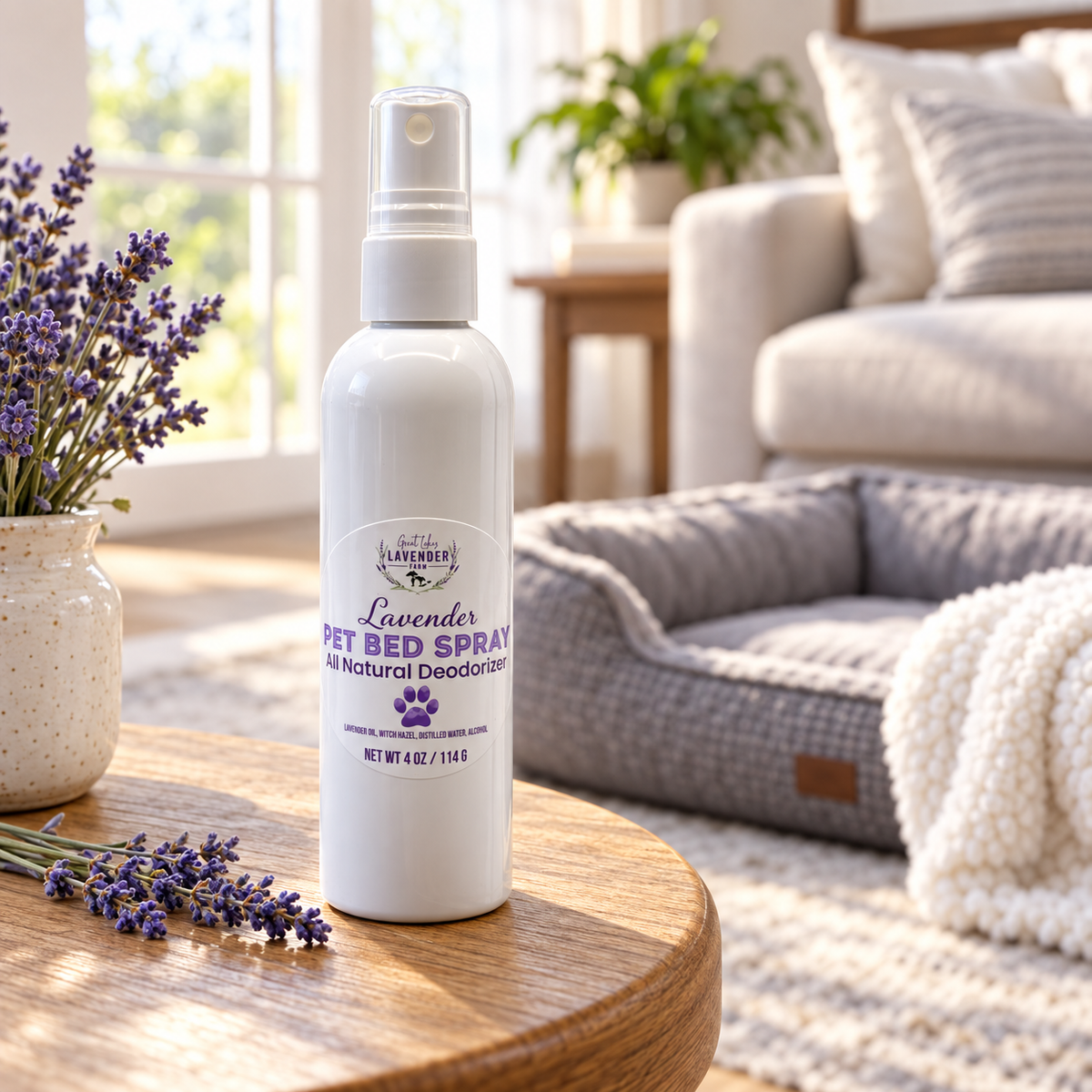 Lavender Pet Bed Spray - 4 oz