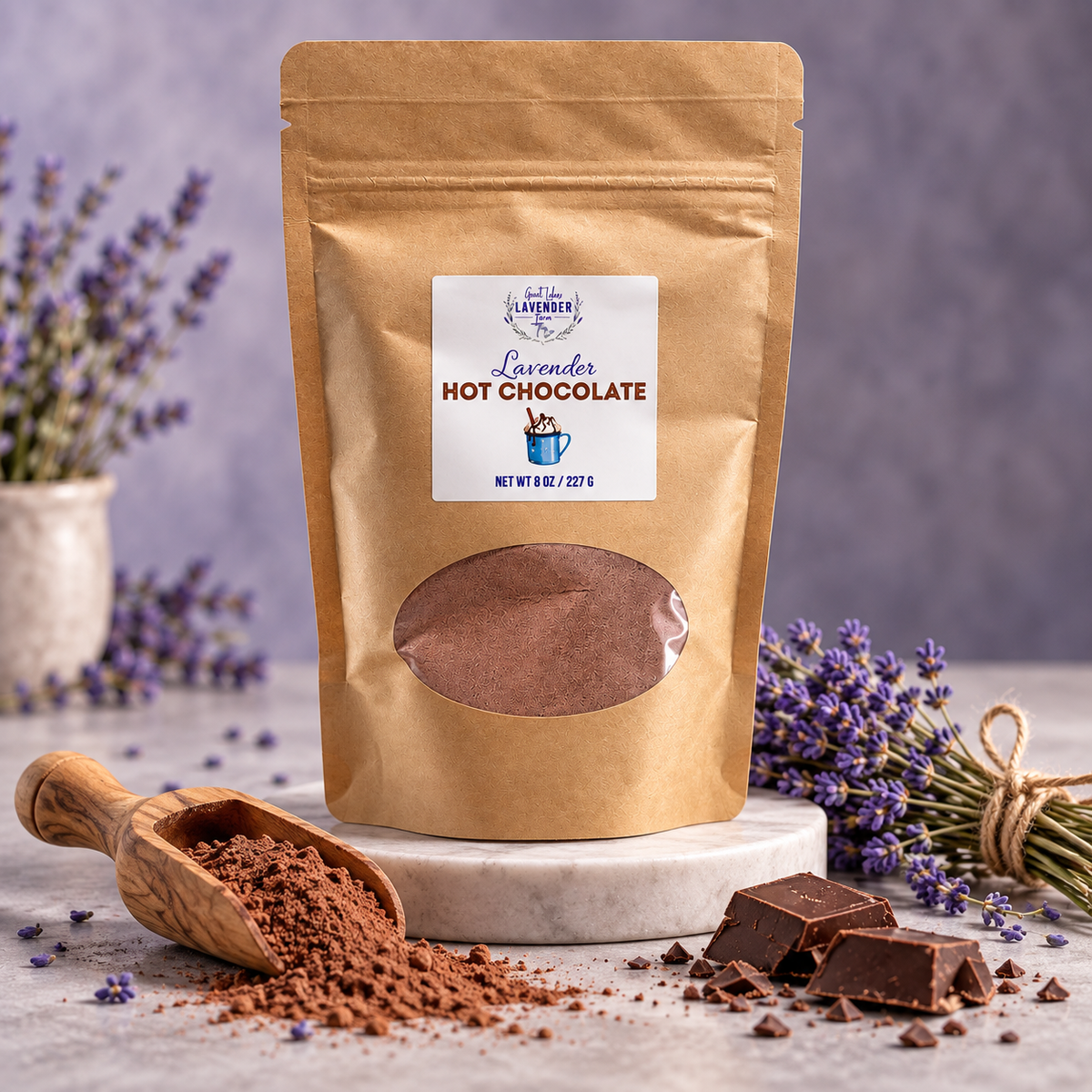Lavender Hot Chocolate Mix