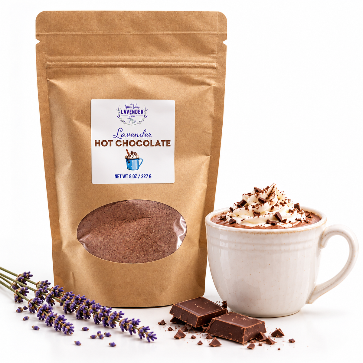 Lavender Hot Chocolate Mix