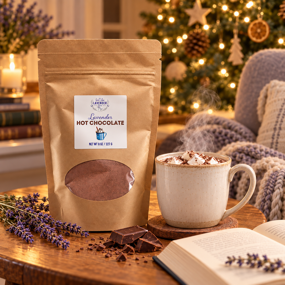 Lavender Hot Chocolate Mix
