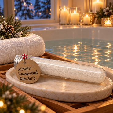 Lavender Winter Wonderland Bath Salts Tube