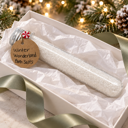 Lavender Winter Wonderland Bath Salts Tube
